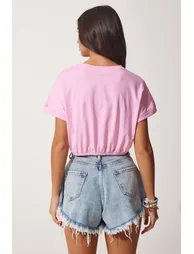 T-Shirt - Pink - Regular fit - 3