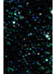 Goddiva Multi Sequin & Velvet Bardot Midi - Emerald - 3