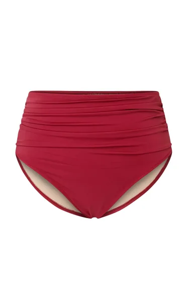 Burgundy Chlorine&Water Resistant Long Lasting Lycra ® Xtra Life Large Size Bikini Bottom