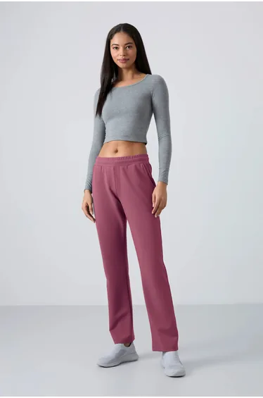 TOMMY Women’s Straight-Leg Fleece Sweatpants
