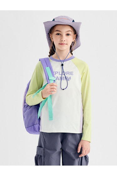 Girls' Long Sleeve Top With Print