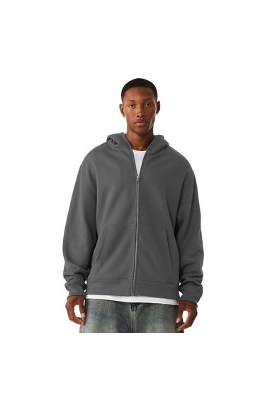 Bella + Canvas Heavyweight Heavy Full Zip Hoodie - Asphalt