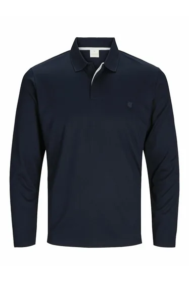 Regular Fit Polo Shirt with Long Sleeves