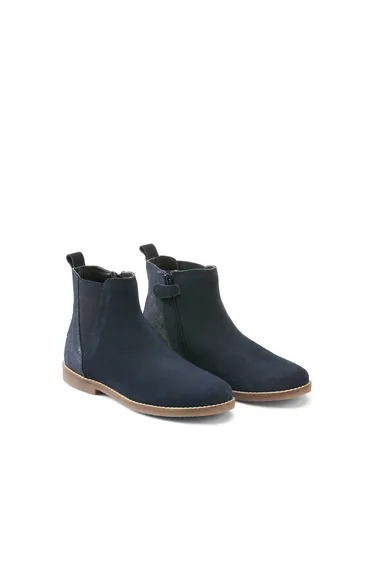 Kid's Leather Chelsea Boots with Zip Fastening