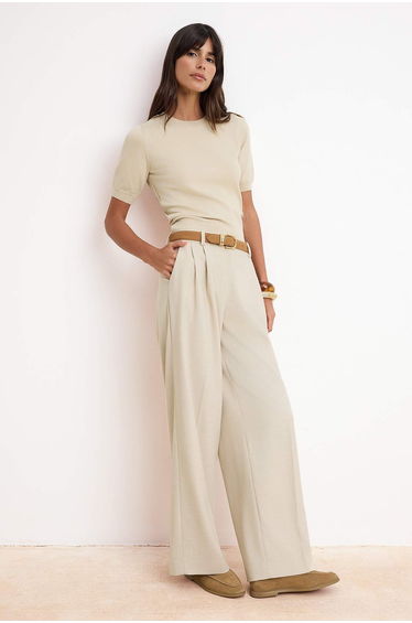 Taş More Sustainable Crew Neck Regular Blouse