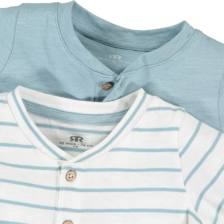 Pack of 2 T-Shirts in Organic Cotton - 3