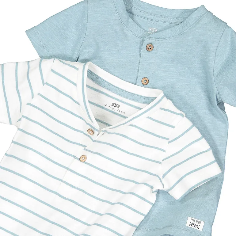 Pack of 2 T-Shirts in Organic Cotton - 1