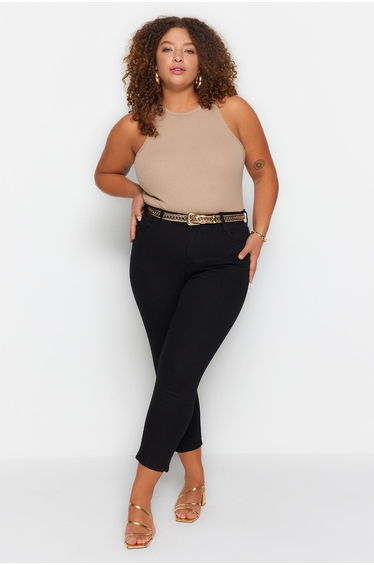 Plus Size Jeans - Black - Skinny