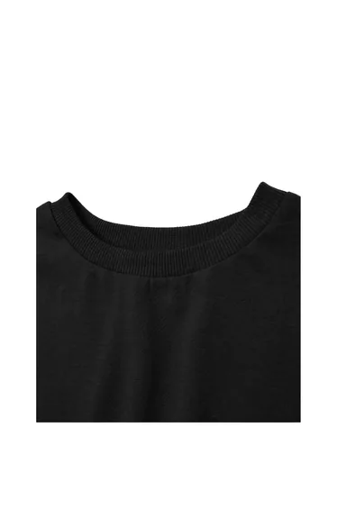 Minecraft Boys Creeper Photograph T-Shirt - Black Solid