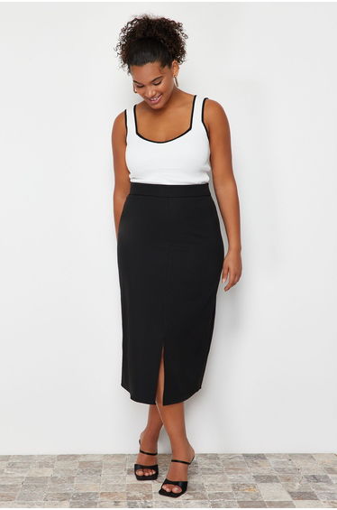 Ecru Bodycon Knitwear Blouse