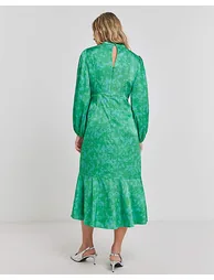 Joanna Hope Stretch Satin Jacquard Dress - 2