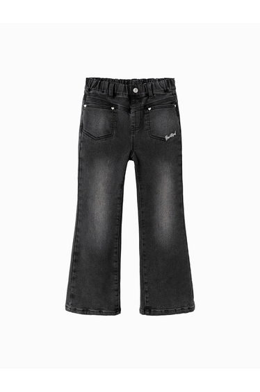 Girls' Acid Washed Denim Pants