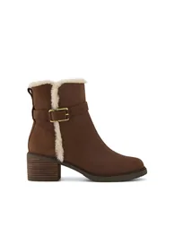 Hailey Buckle Boot Dark Brown - 1