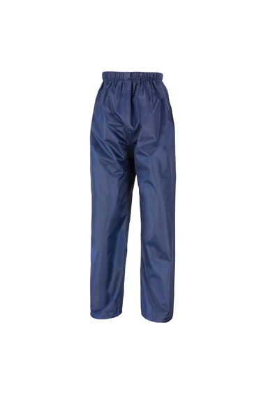 Result Core Kids/Childrens Unisex Stormdri Rain Over Trouser / Pants - Navy Blue