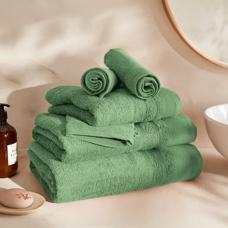 Set of 2 Zavara 100% Cotton Terry Supersoft Hand Towels - 3