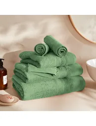 Set of 2 Zavara 100% Cotton Terry Supersoft Hand Towels - 3