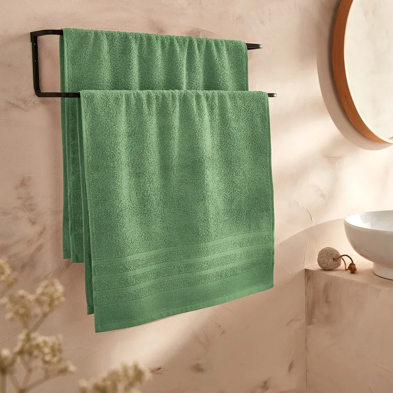 Set of 2 Zavara 100% Cotton Terry Supersoft Hand Towels