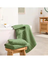 Set of 2 Zavara 100% Cotton Terry Supersoft Hand Towels - 5