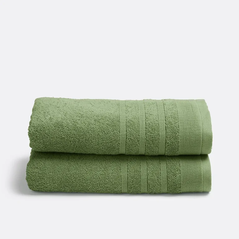 Set of 2 Zavara 100% Cotton Terry Supersoft Hand Towels - 4