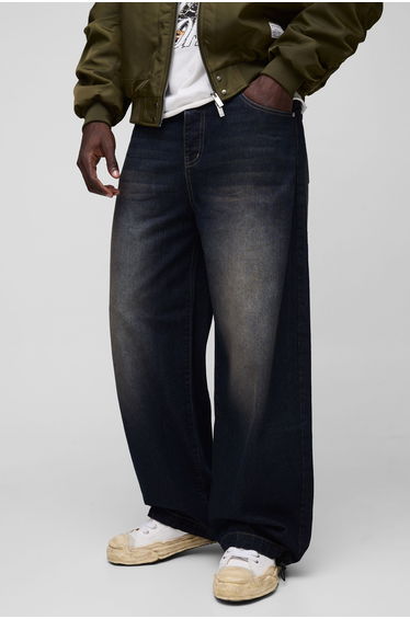 Parachute Baggy Washed Jeans - vintage blue