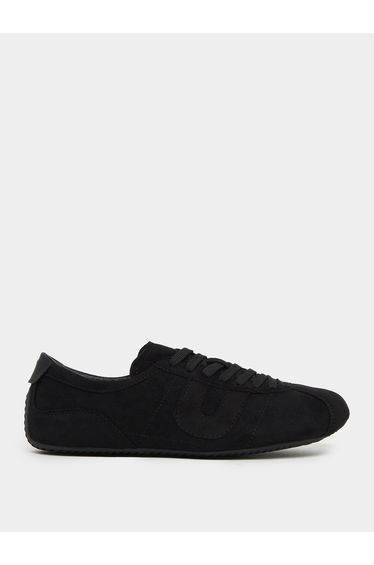 Women Black Retro Style Sneakers
