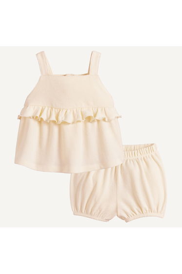 Soft Jersey Occasion Wear Vest Top and Shorts Outfit