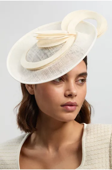 Asymmetric Disc Headband Fascinator