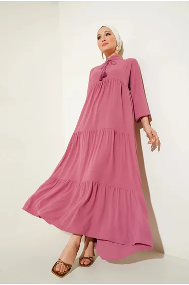 BDART Maxi Dress with Bow Tie