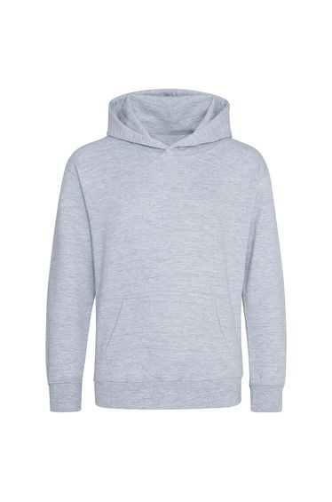 Awdis Childrens/Kids Organic Hoodie - Heather Grey