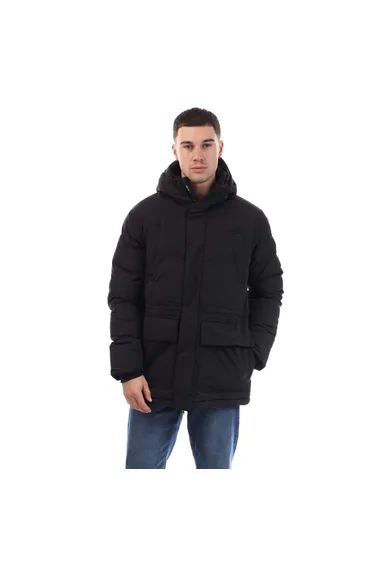 Men's Duck and Cover Fletchley Puffer Jacket in Black