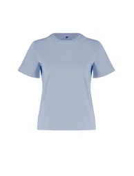 Gray 100% Cotton Basic Crew Neck Knitted T-Shirt - 6