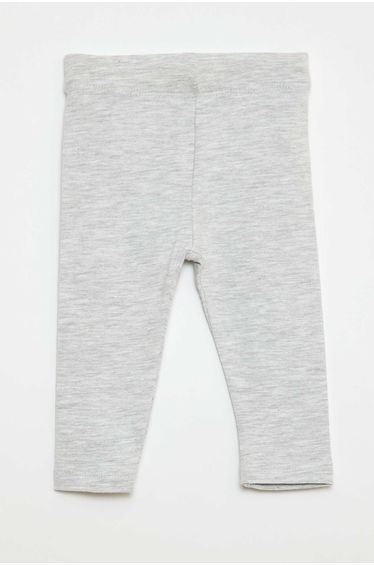 Plain Long Leggings GREY