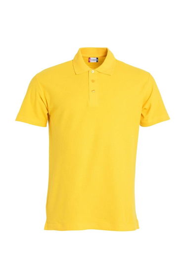Clique Mens Basic Polo Shirt - Lemon