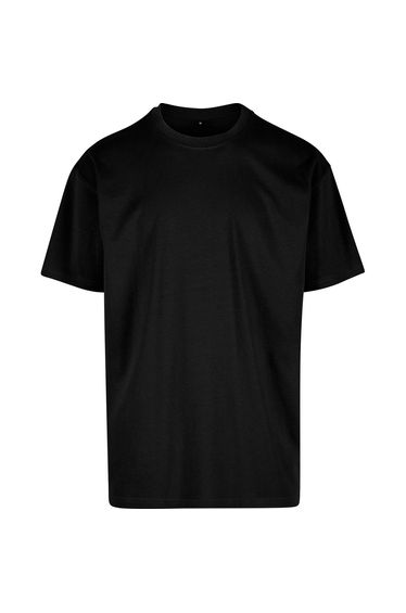 Build Your Brand Mens Basic Light Loose T-Shirt - Black