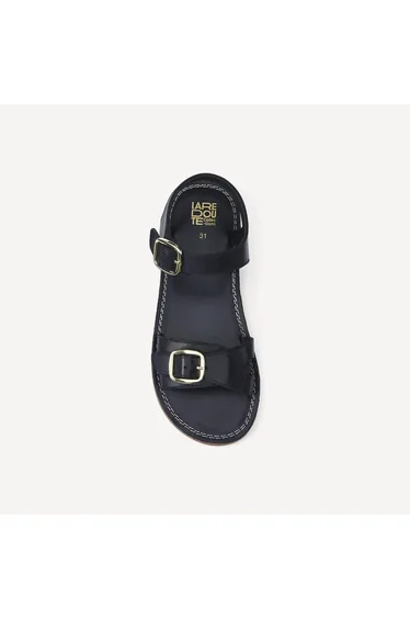 Kids Leather Buckled Sandals