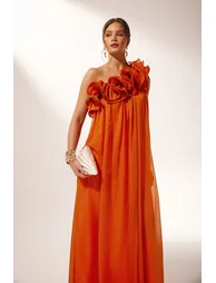 Hedda One-shoulder Floral Maxi Dress - 1