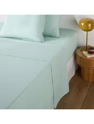 Scenario Plain Washed Cotton Flat Sheet - 1