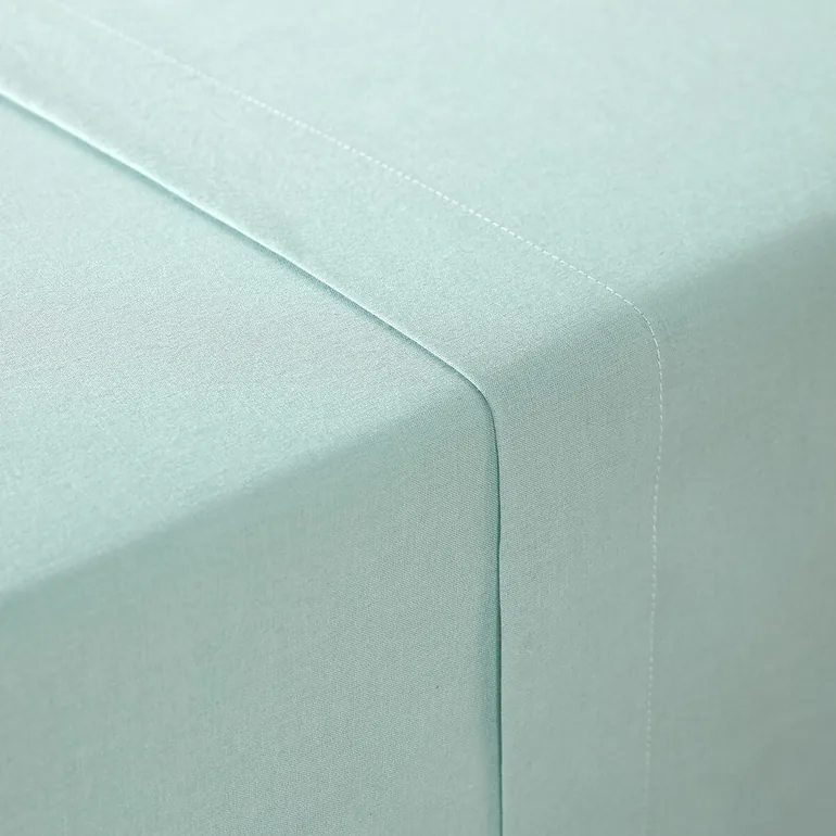 Scenario Plain Washed Cotton Flat Sheet - 2