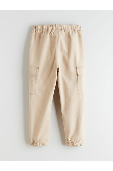 Boys' Cargo Pants with Elastic Waistband