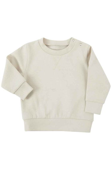 Larkwood Childrens/Kids Sustainable Sweatshirt - Light Stone