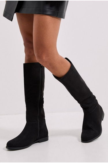 Karla Flat Knee High Boots