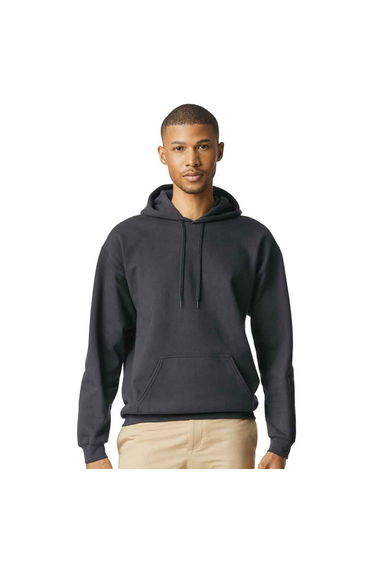 Gildan Mens Midweight Soft Touch Hoodie - Smoke
