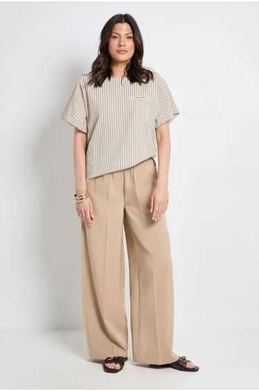 Textured Stripe Blouse