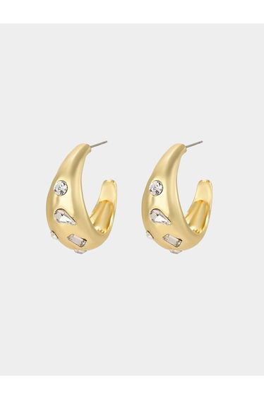 Embellished Dome Earrings