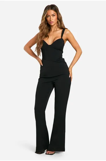 Wide Leg Jumpsuit - black