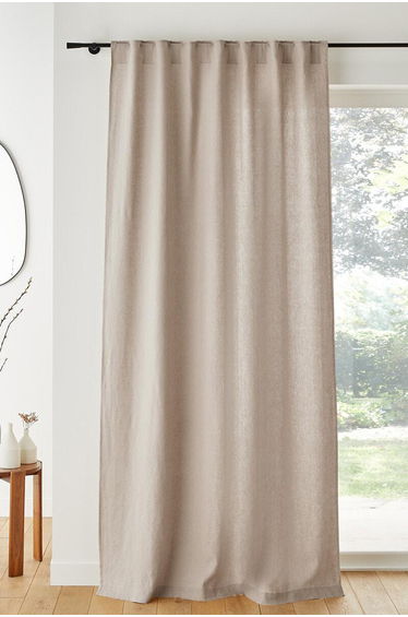 Elba Hidden Tab Linen Curtain