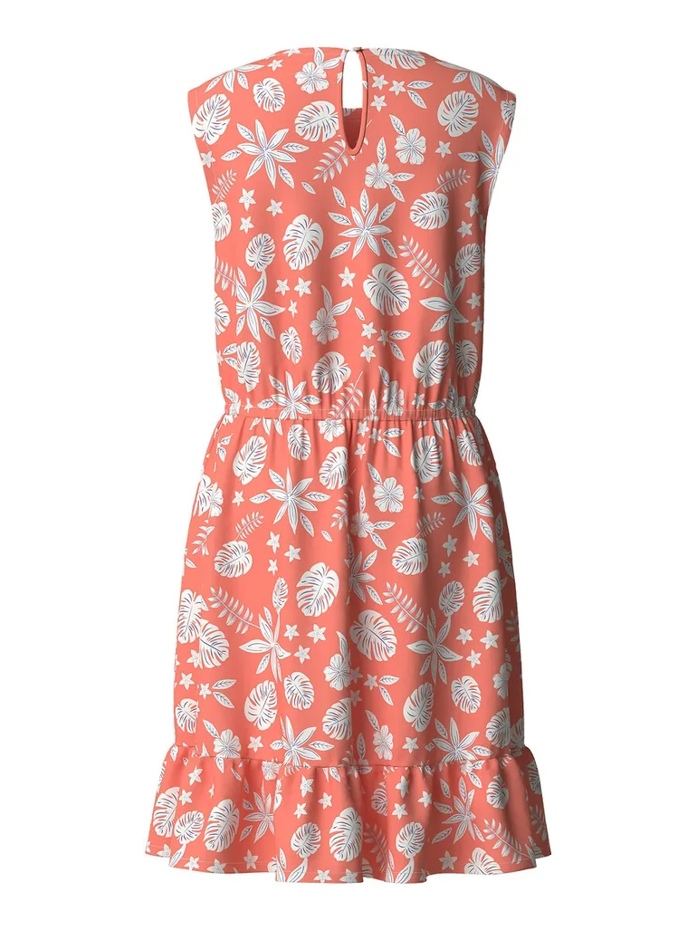 Printed Sleeveless Dress - 1