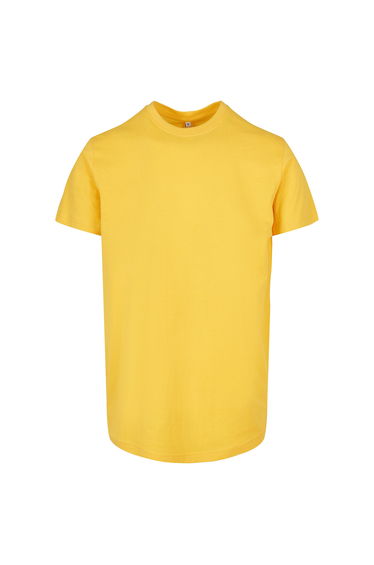 Mens Basic Round Neck T-Shirt - Taxi Yellow