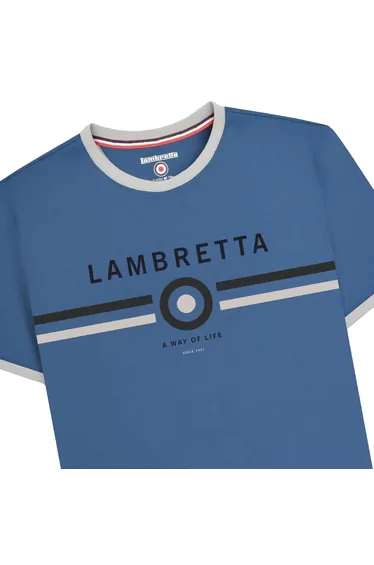 تيشيرت قطن لامبريتا متعددة الألوان