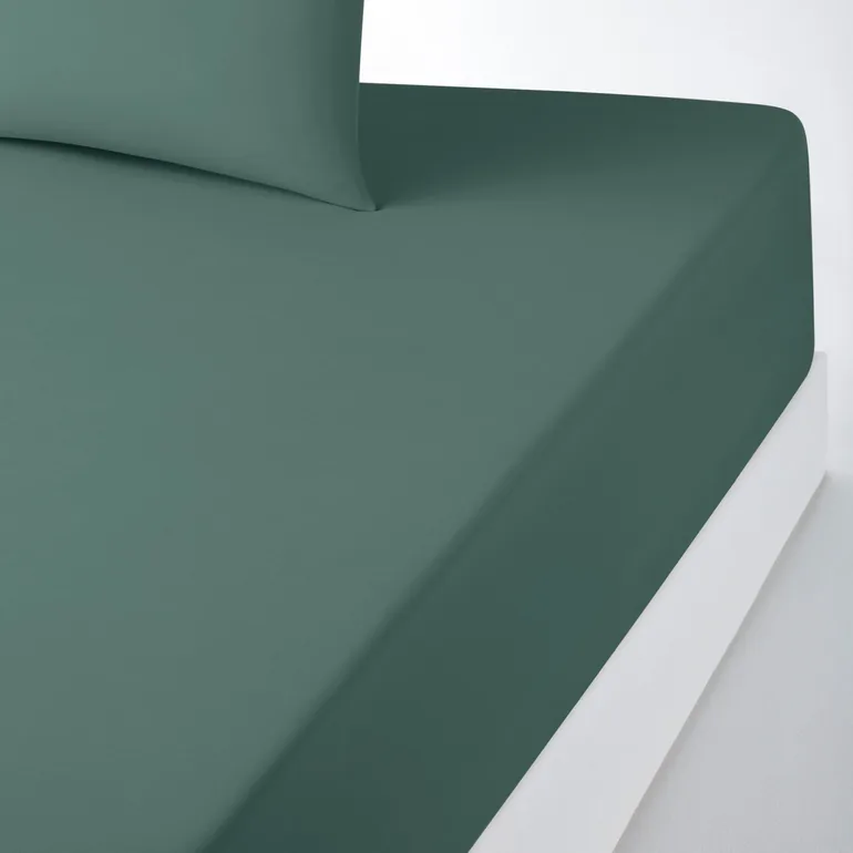 شرشف سرير قطن بحواف مطاطية